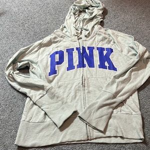 Woman’s PINK Zip up Sweatshirt